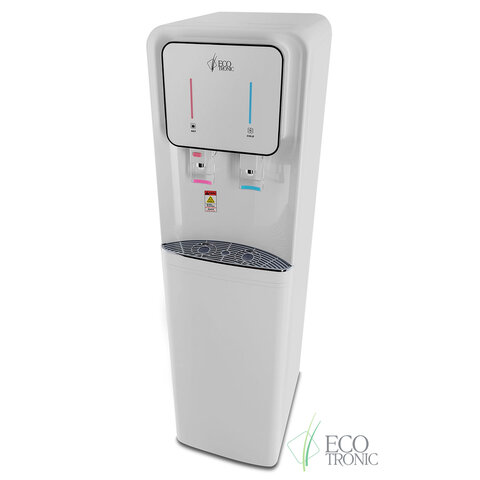 Пурифайер для воды ECOTRONIC A60-U4L напольный, НАГРЕВ/ОХЛАЖДЕНИЕ КОМПРЕССОРНОЕ, 2 крана, белый, 7138 - фото 3