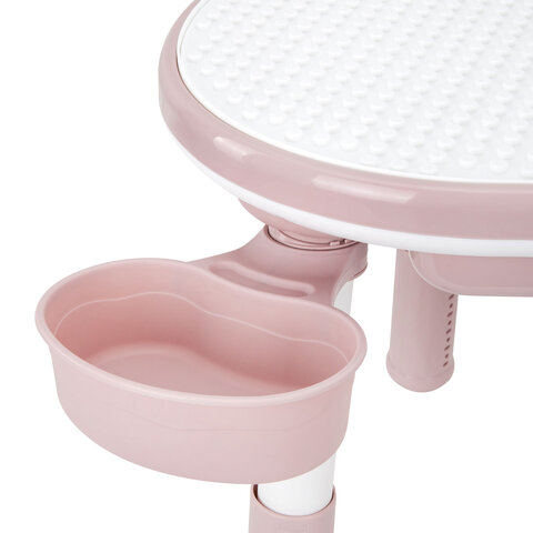 Стол детский трансформер 3 в 1 BRABIX KIDS CT-001, растущий, 2-8 лет, пластик, розовый, 533289 - фото 9