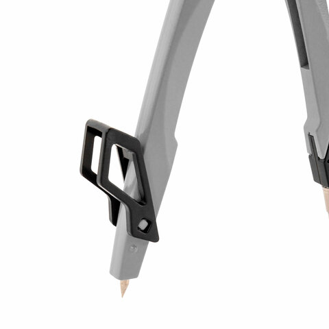 Готовальня BRAUBERG ULTRA, 4 предмета: циркуль 135 мм, запасные грифели, насадка, графитовый цвет, 210821 - фото 9