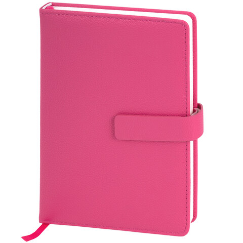 Ежедневник в подарочном наборе 5 в 1, А5, 145x212 мм, BRAUBERG "President", под кожу, 160 листов, розовый, 116852 - фото 2
