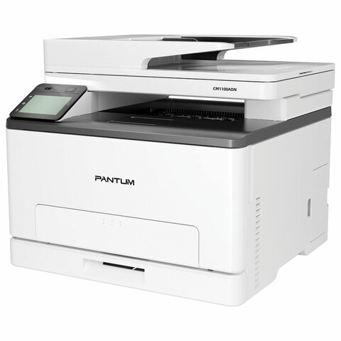 МФУ лазерное ЦВЕТНОЕ PANTUM CM1100ADN "3 в 1", А4, 18 стр./мин., 30000 стр./мес., ДУПЛЕКС, АПД, сетевая карта - фото 2