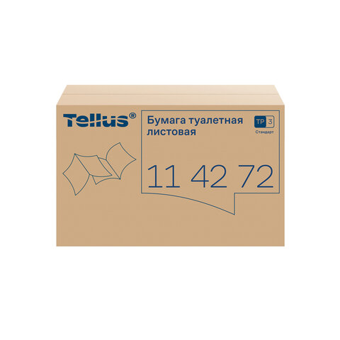 Бумага туалетная Tellus/TORK (Система Т3) UNIVERSAL, КОМПЛЕКТ 40 шт., листовая, 250 л., 11х23 см, 1-слойная, 114272 - фото 16