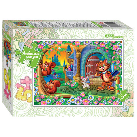 Пазл картонный 54 элемента, "Любимые сказки", АССОРТИ, поле 18х13,5 см, STEP PUZZLE - фото 7