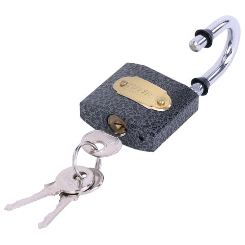 Замок навесной чугунный "Влагонепроницаемый", ширина 38 мм, полимерное покрытие, английский, 3 ключа, RABBITEX (РАББИТЕКС), 671296 - фото 4