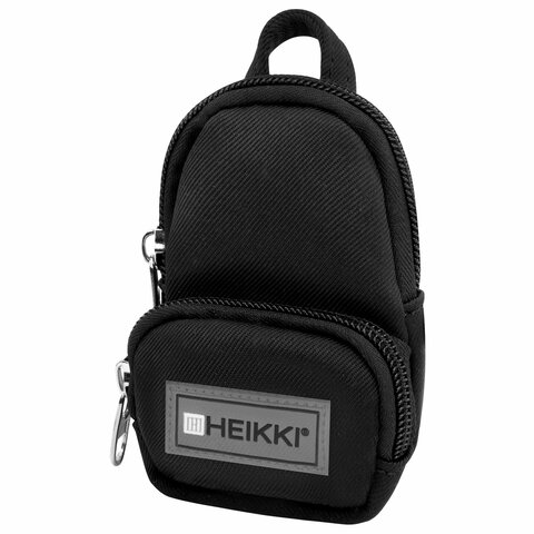Рюкзак HEIKKI FUSION (ХЕЙКИ) универсальный, 2 отделения, отделение для ноутбука, c КОШЕЛЬКОМ, черный, 44х31х14 см, 273866 - фото 12