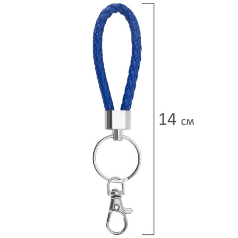 Бейдж вертикальный (85х54 мм), петля с карабином, СЛАЙДЕР, синий, BRAUBERG EXTRA, 238836 - фото 8