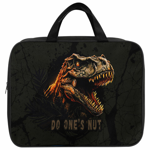 Папка на молнии с ручками BRAUBERG А4, 1 отделение, полиэстер, 80 мм, "Dino attack", 272179 - фото 2