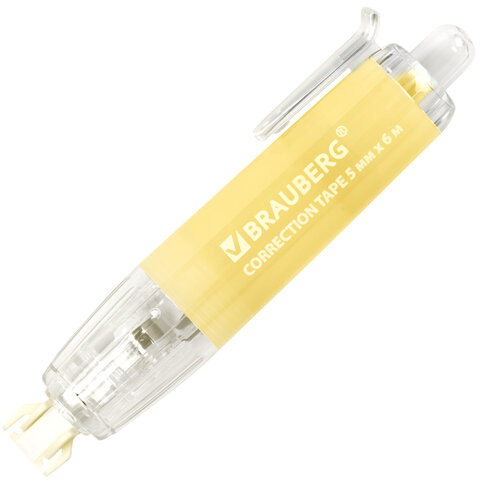 Корректирующая лента BRAUBERG PASTEL 360, 5 мм х 6 м, ассорти, автоматическая, блистер, 272662 - фото 5