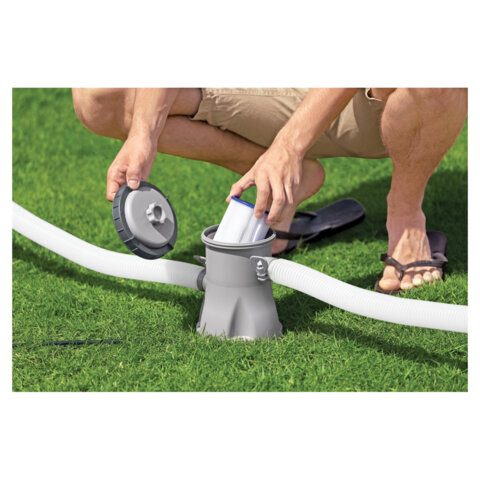 Картриджный фильтр-насос 1249 л/ч, картридж I, для бассейнов от 183 до 366 см, BESTWAY, 58381 - фото 9