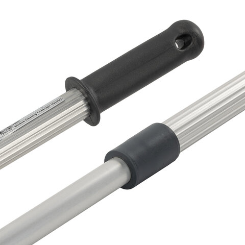 Черенок рукоятка телескопическая VILEDA PROFESSIONAL 2х1,25 м (до 2,5м) алюминиевый, используется с шубкой 602099, со стяжкой 602101, 179661 - фото 3
