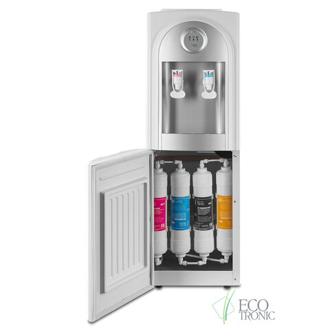 Пурифайер для воды ECOTRONIC C21-U4LE, напольный, НАГРЕВ/ОХЛАЖДЕНИЕ ЭЛЕКТРОННОЕ, 2 крана, белый, 7168 - фото 4