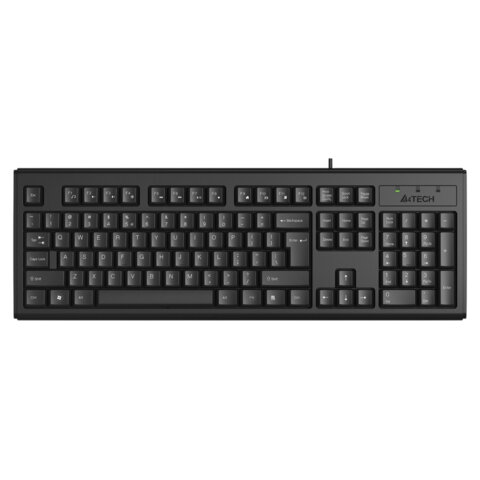 Клавиатура проводная A4TECH KR-83, USB, 104 кнопки, черная, 533406 - фото 1
