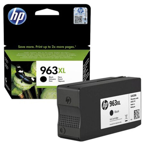 Картридж струйный HP (3JA30AE) для HP OfficeJet Pro 9010/9013/9020/9023, №963XL черный, ресурс 2000 страниц - фото 2