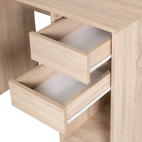 Стол письменный/компьютерный BRABIX "Scandi CD-017", 900х450х750 мм, 2 ящика, дуб сонома, 641895, ЦБ013706-2 - фото 11