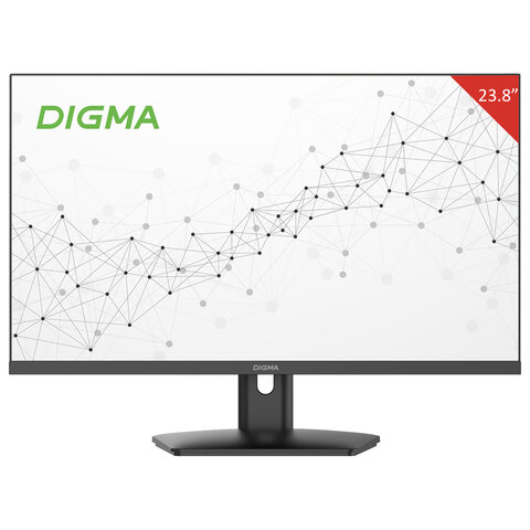 Монитор DIGMA Progress 24P201F 23.8" (60 см)/1920х1080/16:9/IPS/5ms/250cd/HDMI/VGA/черный, DM24SB10 - фото 1