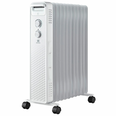 Обогреватель масляный ELECTROLUX EOH/BE-11ZW, 2200 Вт, 11 секций, белый, НС-1639046 - фото 1