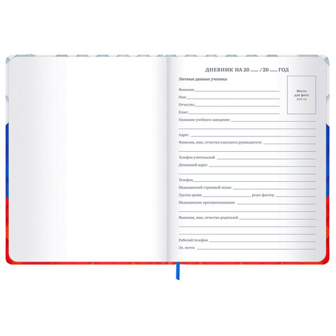 Дневник 1-11 класс 48 л., твердый, BRAUBERG, матовая ламинация, резинка, закладка-ляссе, с подсказом, "Герб", 107238 - фото 8