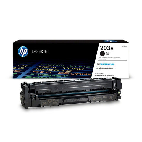 Картридж лазерный HP (CF540A) LaserJet Pro M254/M280/M281, №203A, черный, оригинальный, ресурс 1400 страниц - фото 3