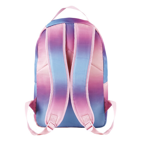 Рюкзак BRAUBERG MULTICOLOR универсальный, нейлон, "Rainbow", разноцветный, 43х28х14 см, 229888 - фото 6