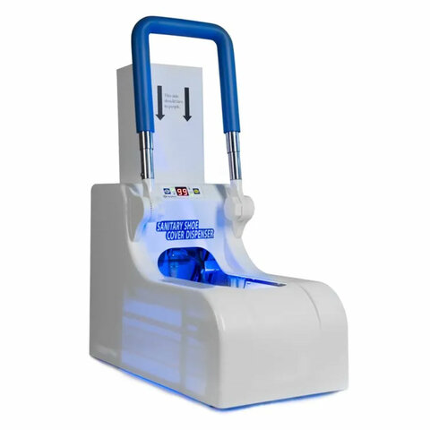 Аппарат для надевания бахил BOOT-PACK-MINI, 50 Вт, подсветка, белый, BT-EG11 - фото 1