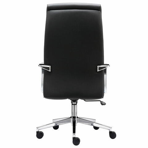 Кресло BRABIX PREMIUM ''Solo EX-730'', алюминий, хром, экокожа, черное, 532936 - фото 4