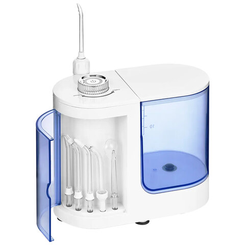 Ирригатор для полости рта KITFORT КТ-2914, стационарный, емкость резервуара 1 л, 6 насадок, белый - фото 4