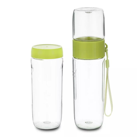 Блендер смузи-мейкер KITFORT КТ-3033-2, 150 Вт, 2 в 1, бутыль 300 мл, кофемолка 50 мл, белый - фото 2