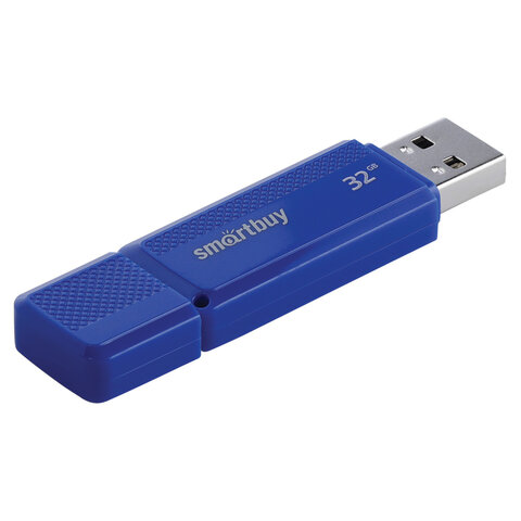 Флеш-диск 32 GB, SMARTBUY Dock, USB 2.0, синий, SB32GBDK-B - фото 4