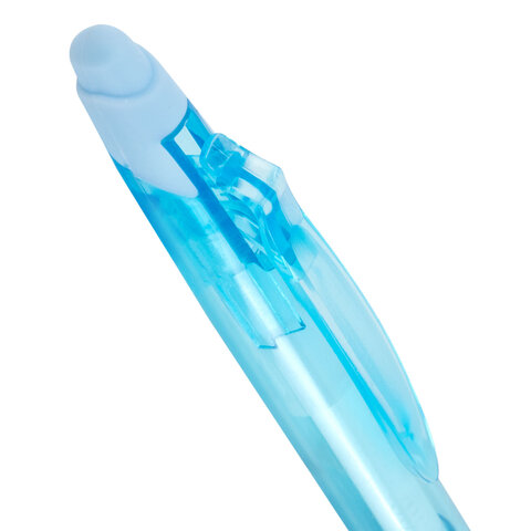 Ручки гелевые стираемые автоматические BRAUBERG "X-ERASE RT PASTEL COLOR", СИНИЕ, НАБОР 4 ШТ., пишущий узел 0,7 мм, линия 0,5 мм, 144426 - фото 8