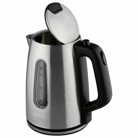 Чайник SCARLETT SC-EK21S101, 1,8 л, 2200 Вт, закрытый нагревательный элемент, сталь - фото 3