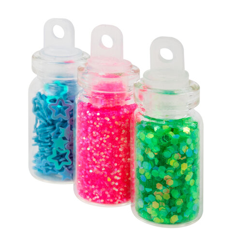 Блестки для декора НАБОР 24 вида по 2 грамма, в стеклянных тубах, ОСТРОВ СОКРОВИЩ, 665680 - фото 7