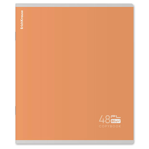 Тетрадь А5, 48 л., скоба, клетка, Soft-Touch, выборочный УФ-лак, плотная бумага 80 г/м2, ERICH KRAUSE, 60623 - фото 3