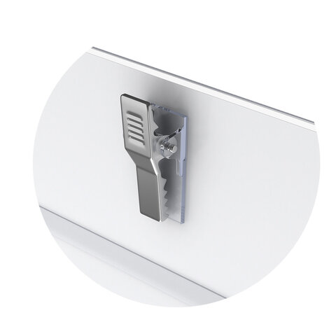 Бейдж горизонтальный ERICH KRAUSE (90х57 мм), с металлической клипсой и булавкой, 7078 - фото 2