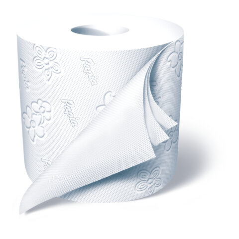 Бумага туалетная бытовая, спайка 8 шт., 3-слойная (8х16,5 м), PAPIA, 5080721 - фото 4