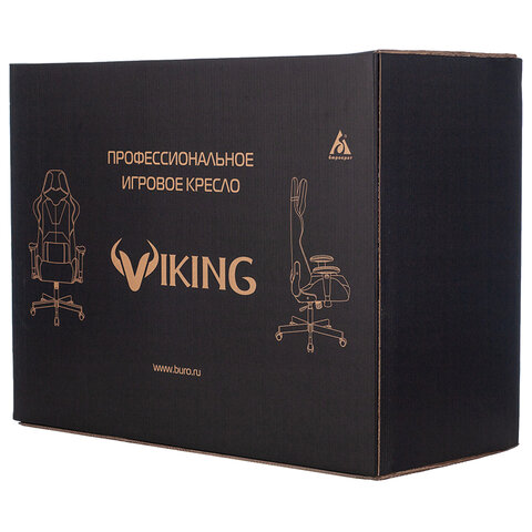 Кресло компьютерное Zombie VIKING 5 AERO, 2 подушки, экокожа, черное/красное, 1216368 - фото 20
