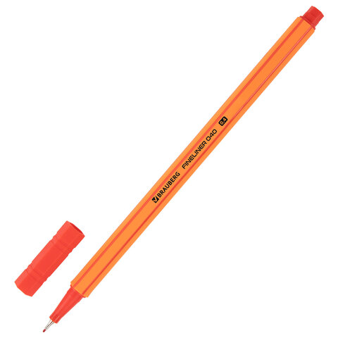 Ручки капиллярные (линеры) 25 ЦВЕТОВ, BRAUBERG "FINE 040", шестигранные, линия 0,4 мм, 144145 - фото 3