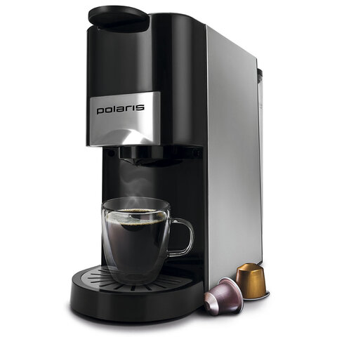 Кофемашина капсульная 3в1 NESPRESSO/DOLCEGUSTO/молотый POLARIS PCM 2020, 1450 Вт, объем 0,8 л, 49886 - фото 4