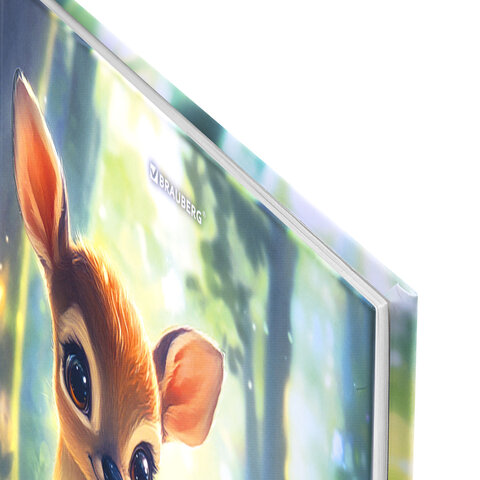 Дневник 1-4 класс 48 л., твердый, BRAUBERG, выборочный лак, с подсказом, "Оленёнок", 107595 - фото 2