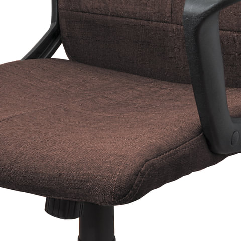 Кресло офисное BRABIX "Focus EX-518", ткань, коричневое, 531577 - фото 7