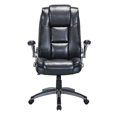 Кресло BRABIX PREMIUM "Paradigm EX-556", пружинный блок, рециклированная кожа, черное, 532976 - фото 3