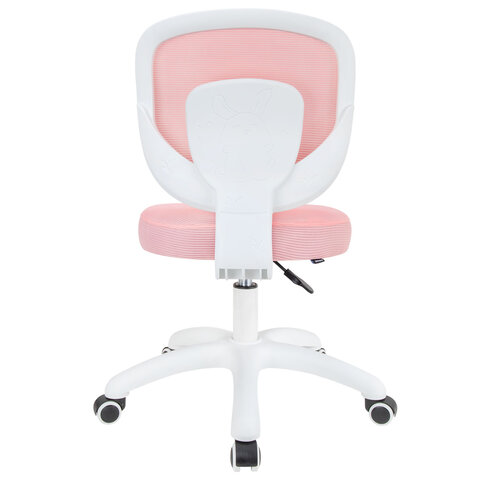 Кресло детское BRABIX KIDS "MG-230", без подлокотников, сетка/ткань TW, розовое, 533319 - фото 6