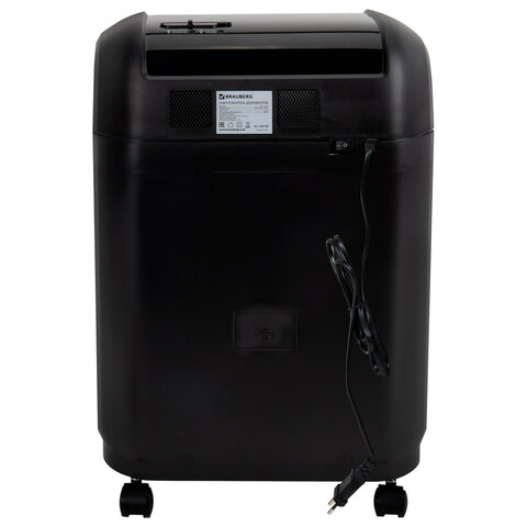 Уничтожитель (шредер) BRAUBERG PROFESSIONAL CM-1520x, "Heavy Duty", 4 уровень секретности, 4х28 мм, 15 листов, корзина 20 литров, 533130 - фото 3