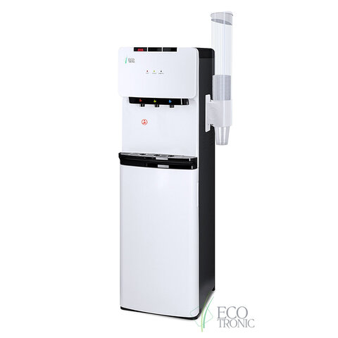 Кулер для воды ECOTRONIC K41-LX, напольный, НИЖНЯЯ ЗАГРУЗКА, нагрев/охлаждение, 3 крана, белый 11744 - фото 10