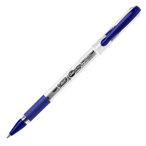Ручка гелевая с грипом BIC "Gelocity Stic", СИНЯЯ, узел 0,5 мм, линия письма 0,29 мм, CEL1010265 - фото 6