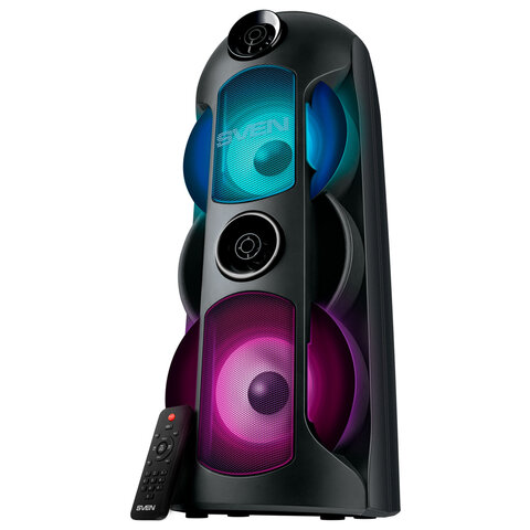 Колонка портативная SVEN PS-720, 80 Вт, TWS, Bluetooth, FM, USB, microSD, LED-дисплей, черный, SV-019600 - фото 1