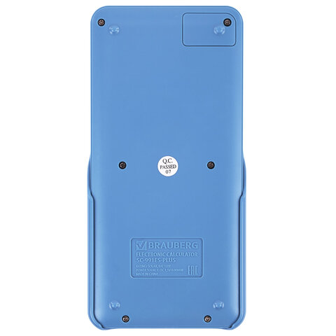 Калькулятор инженерный BRAUBERG SC-991ES-PLUS-BU (164х80 мм), 552 функции, 10+2 разряда, ГОЛУБОЙ, 272653 - фото 2