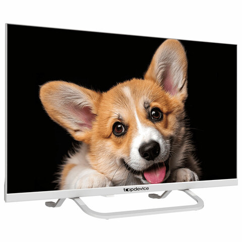 Телевизор TOPDEVICE TDTV24CS03H_WE, 24'' (60 см), 1366x768, HD, 16:9, SmartTV, Wi-Fi, Bluetooth, белый - фото 3