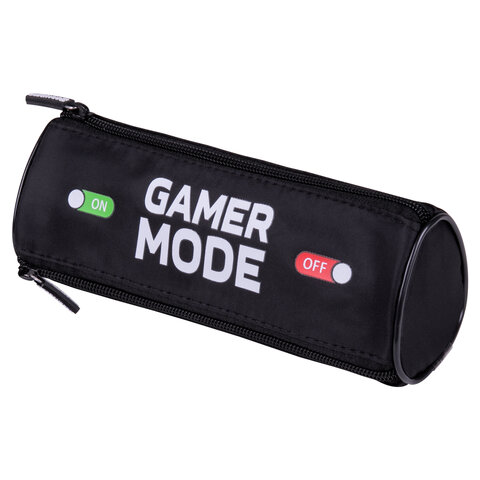 Пенал мягкий BRAUBERG, 3 отделения, нейлон, 21х7х7 см, "Gamer", 270841 - фото 1
