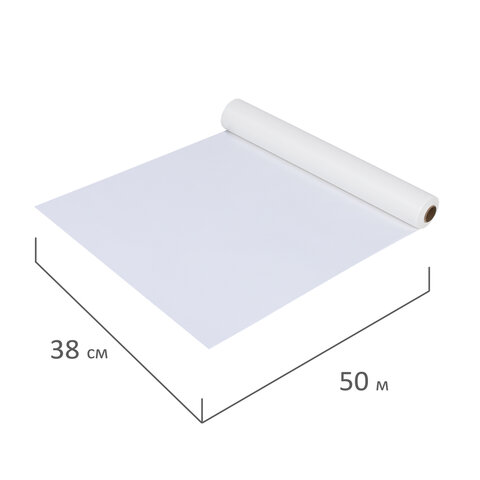 Бумага для выпечки силиконизированная, пергамент 38 см х 50 м, цвет белый, LAIMA, CH, 609586 - фото 4