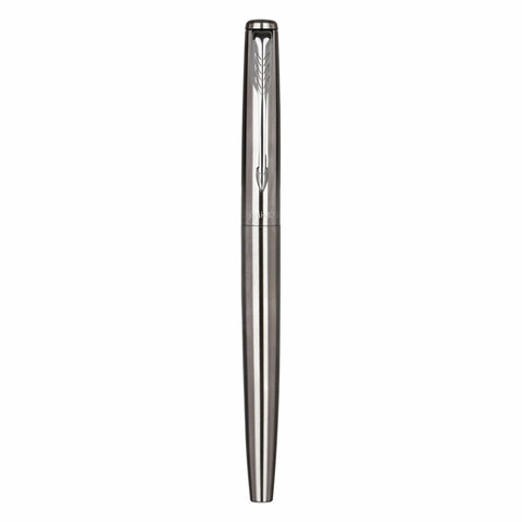 Набор PARKER "Jotter Stainless Steel GT": шариковая ручка синяя и перьевая ручка синяя, 2093258 - фото 4